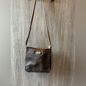 Michael Kors Tan Leather Crossbody Bag